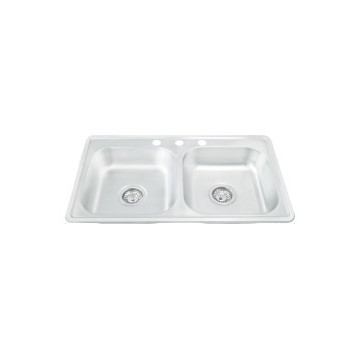 PILETA COCINA DOBLE BACHA